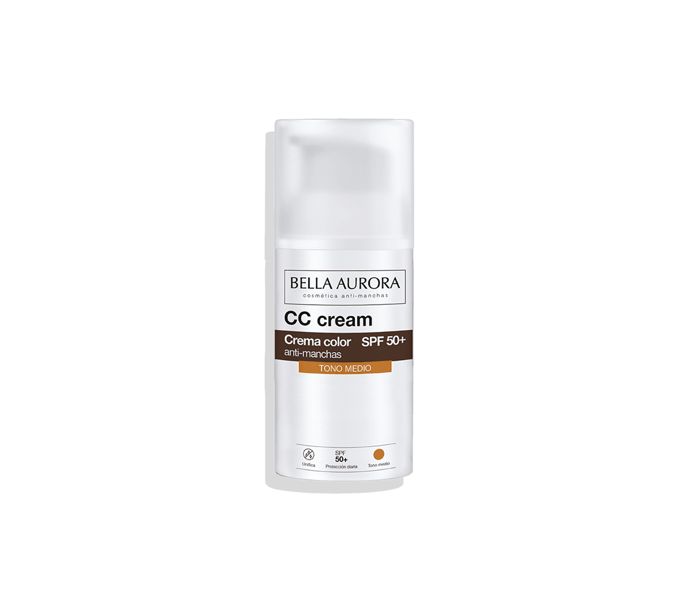 Pack CC Cream Antimanchas Tono Medio Spf 50+ 30ml + Bolsa Jean Amarilla