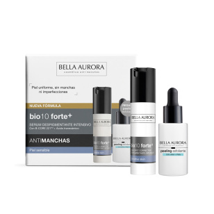 Pack bio10 Forte+ Piel Sensible + Peeling exfoliante antimanchas