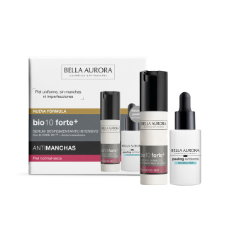 Pack bio10 Forte+ P. Normal Seca + Peeling exfoliante antimanchas